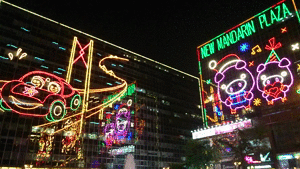 香港のクリスマスイルミネーション